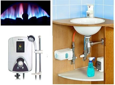 La combustion du gaz peut également permettre de chauffer l’eau de façon instantané La combustion du gaz peut également permettre de chauffer l’eau de façon instantané