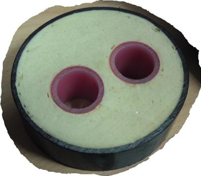 Isolation thermique d’une canalisation double (aller-retour) Isolation thermique d’une canalisation double (aller-retour)